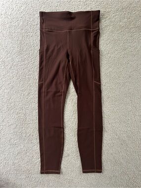 Fabletics Brown High-Waist Leggings